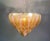 Italian Art Deco Gold and Pink Murano Glass Chandelier, 2000s For Sale - Image 9 of 15
