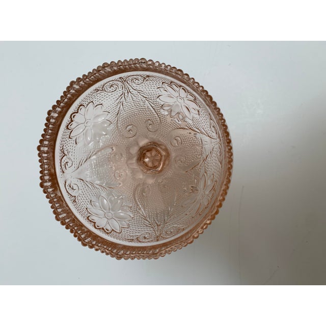 Vintage French Country Pink Champagne Coupe Glasses - Set of Four For Sale In Sacramento - Image 6 of 8