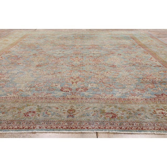 Late 19th Century Persian Mahal Rug, 10'02 X 13'05 For Sale - Image 9 of 10