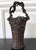 Antique Japanese Smoke Bamboo Basket with Wisteria Root Handle Meiji Period For Sale - Image 15 of 16