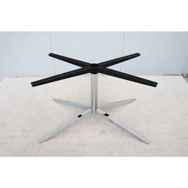 Mid-Century Florence Knoll Oval Dining Table Desk 78" Arabescato Marble, 2008 For Sale - Image 16 of 18