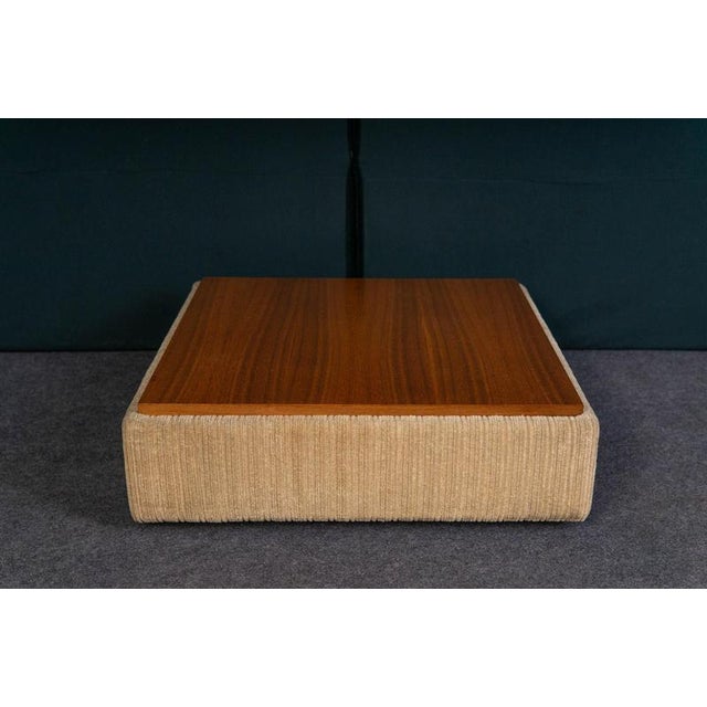 Product. Side table style. Mid-century · 1970s equipment. Removable table top material. Beige upholstery fabric ·...