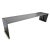 Modern Industrial Steel Waterfall Bench For Sale - Image 4 of 8