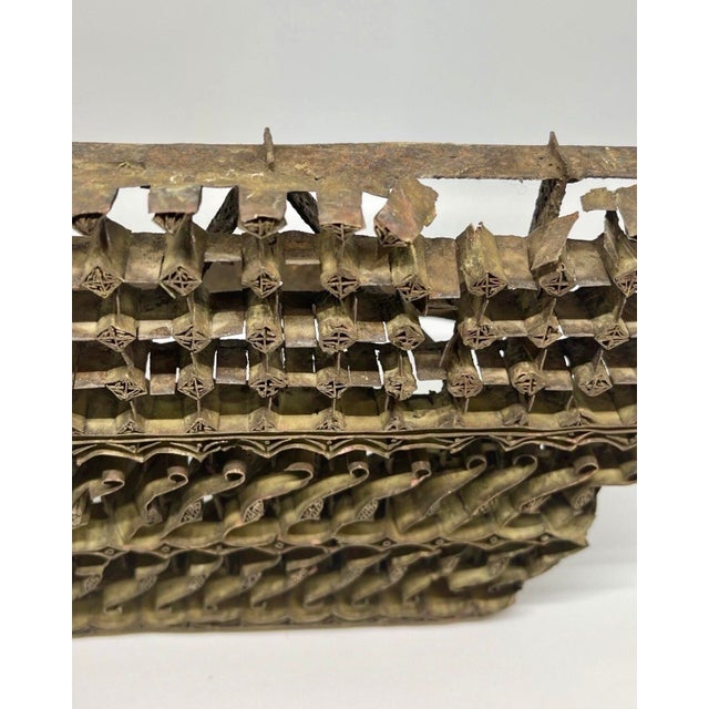 Antique Indonesian copper batik textile stamp. Rare Tjap pattern stamp. These stamps are traditionally used in the...