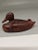 Vintage Hand-crafted carved, Mahogany Wood Duck, Indonesia