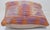 Tribal Arteverk Handwoven Afghan Kilim Pillow — Purple & Orange Tribal Motif For Sale - Image 3 of 3