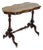 19th Century Victorian Rosewood Stretcher Base Side Table For Sale
