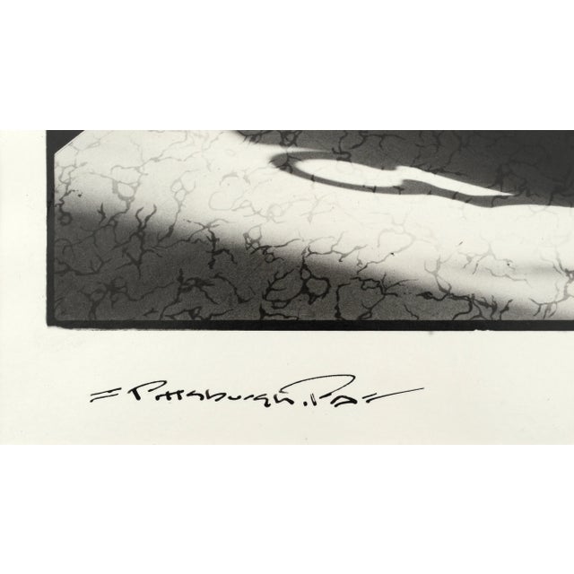 1970s Portrait of a Woman With Teapot, 1970s Pittsburgh Black & White Photograph For Sale - Image 5 of 6