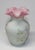 Fenton Art Glass Company 1980s Fenton Lotus Mist Butterfly & Berry 5 1/2" Ruffled Vase For Sale - Image 4 of 6