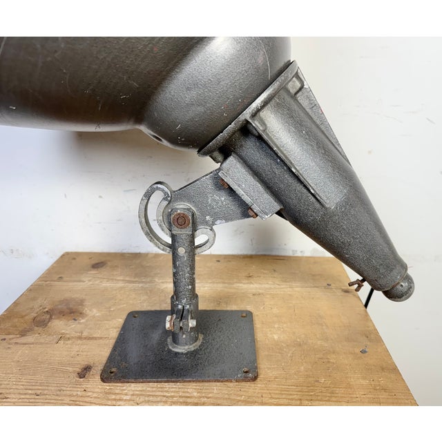 Large Vintage Industrial Aluminium Factory Wall Spotlight from Elektrosvit, 1970s For Sale - Image 18 of 18