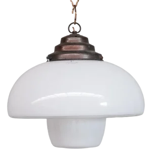Mid-Century Three Tone Glass Pendant Light from Philips, 1950s