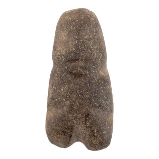 Mezcala Pre-Columbian Carved Stone Figure For Sale
