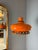 Ceramic Lamp in Orange For Sale - Image 11 of 11