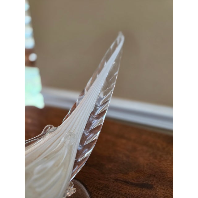 Murano Art Glass Pheasants, Attributed to Alfredo Barbini - A Pair For Sale - Image 12 of 15
