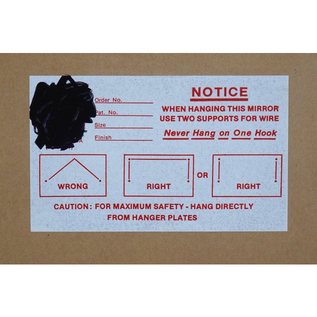 Friedman Brothers Mahogany Gold Gilt Trim Chippendale Mirror For Sale - Image 10 of 10