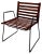 Mocca Strap Lounge Chair by OxDenmarq For Sale