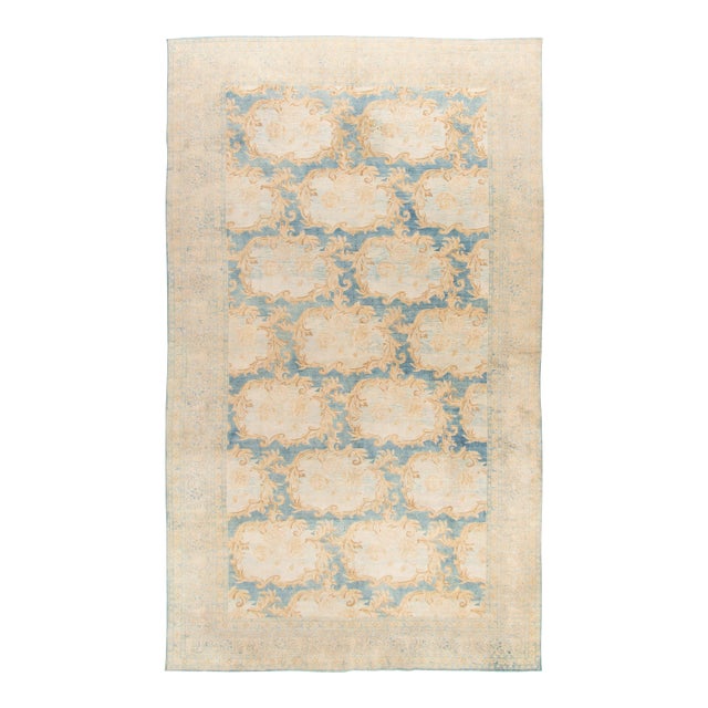 Antique Circa 1900 Gole-Farang Rug 9ft 5in X 16ft For Sale