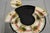 Vintage Japanese Porcelain Sweet Meat Serving Dish Set in Black Lacquer Box For Sale In Philadelphia - Image 6 of 10