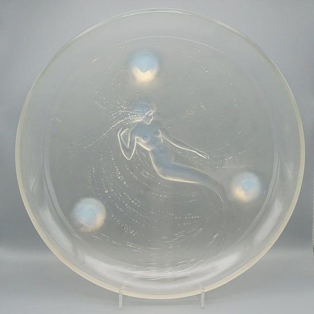 Art Deco Glass Charger by Rene Lalique, 1920s For Sale - Image 13 of 14