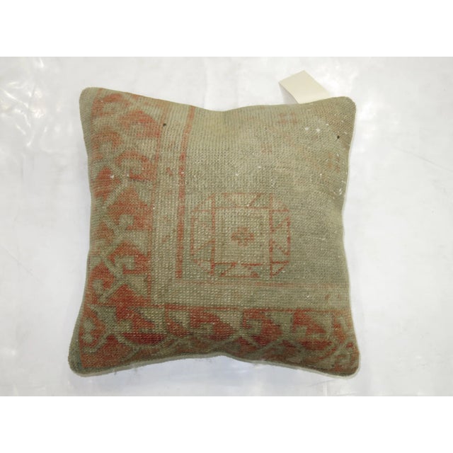 Industrial Turkish Rug Pillow For Sale - Image 3 of 3
