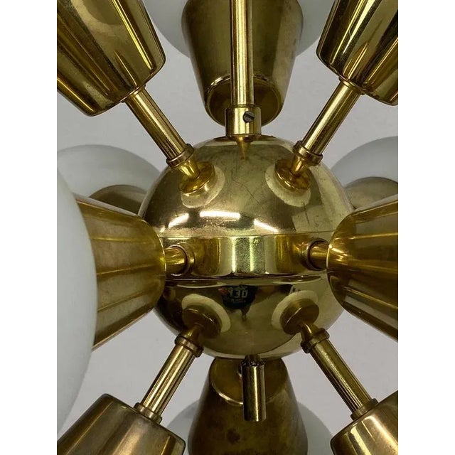 Mid-Century Modern Sputnik Pendant by Lustry Kamencký Šenov, 1960s For Sale - Image 6 of 9