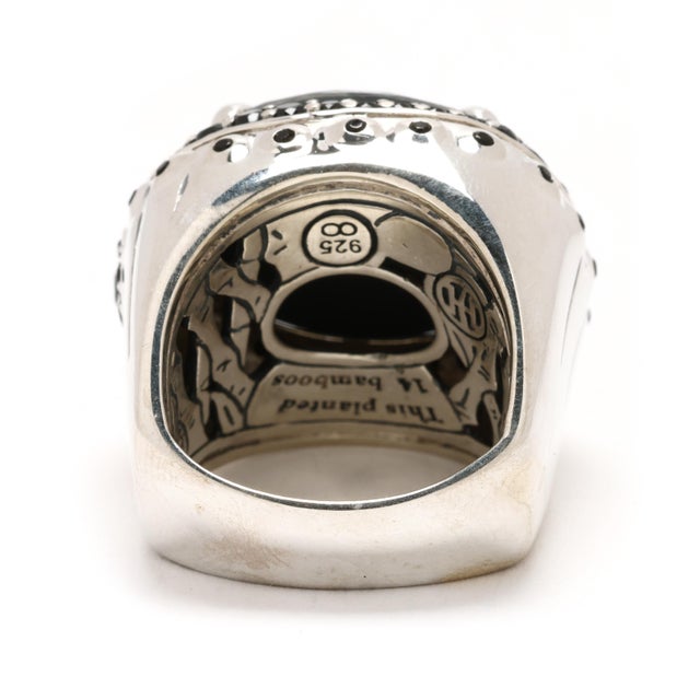 John Hardy Bamboo Statement Ring, Sterling Silver, Ring Size