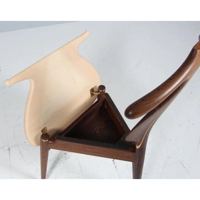 Valet Chair in Wenge and Ash attributed to Hans Wegner for PP Møbler, Denmark, 2010s For Sale - Image 11 of 13