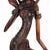 Modern Sculpture of a Girl, Late 20th Century, Teak For Sale - Image 3 of 8