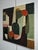 Contemporary Correspondances, Abstract Geometric, Contemporary Oil Painting, Framed by Sophie Dumont For Sale - Image 3 of 9