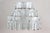 Vintage Three-Tier Glass Pendant Light by Rupert Nikoll, 1950 For Sale - Image 16 of 18