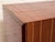 Wood Vintage Italian High-Gloss Wood Three-Door Credenza For Sale - Image 7 of 12
