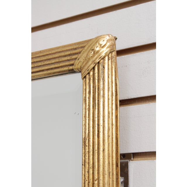 Gold Friedman Brothers Beveled Glass Gold Frame Mirror For Sale - Image 8 of 14