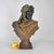 Rare polychrome terracotta orientalist bust of an arab, bearing the mark r st k, for riessner, stellmacher, and kessel, as...