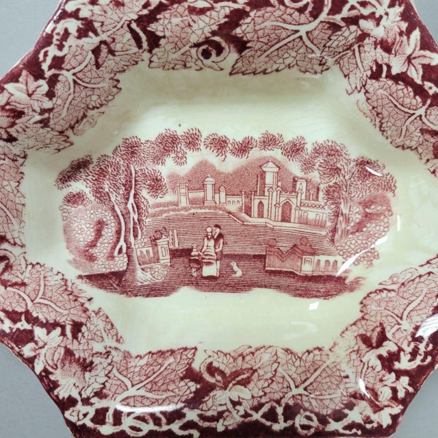 English Mason's Sweet Dish Vista Pink For Sale - Image 3 of 4