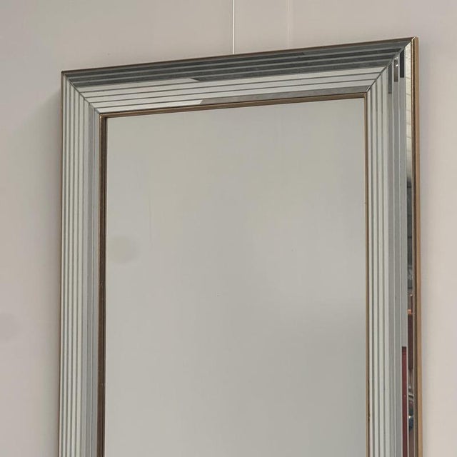 Vintage Disco Mirror with Layered Bevelled Frame from Deknudt, Belgium, 1970s For Sale - Image 3 of 9