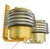 Mid-Century Modern 1960s Swedish Brass and Glass Wall Sconces by Hans-Agne Jakobsson - A Pair For Sale - Image 3 of 11