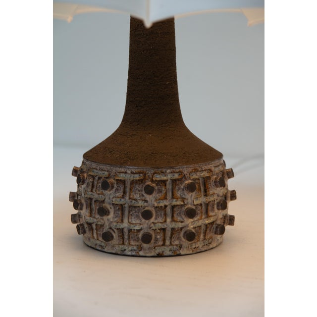 Danish Modern Ceramic Table Lamps by Jette Hellerøe for Axella, 1960s, Set of 2 For Sale - Image 16 of 18