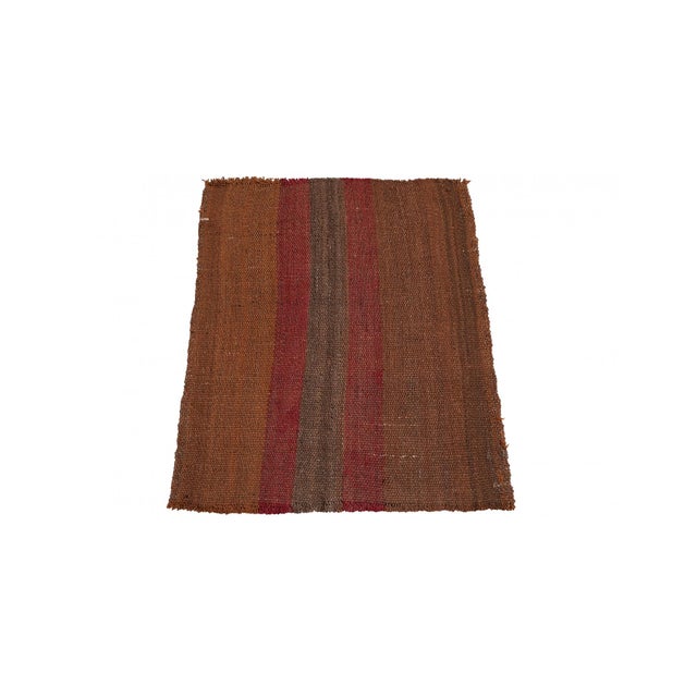 Handwoven vintage decorative mini wool rug from Kars region of Tukey. Approximatelly 45-55 years old. In very good...