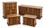 Vintage Jim Peed for Drexel Heritage "Esperanto" 4-Piece Walnut Bedroom Set For Sale