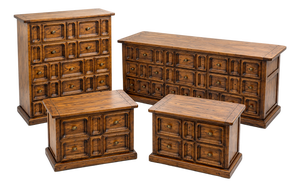 Vintage Jim Peed for Drexel Heritage "Esperanto" 4-Piece Walnut Bedroom Set