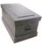 Antique Fitted Wood Carpenters Box Trunk Coffee Table For Sale - Image 10 of 18