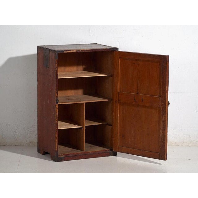 Small Antique Japanese Cabinet For Sale - Image 3 of 10