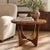 A beautifully sculptural mid-century modern round side table from the iconic Brasilia collection by Broyhill Furniture,...