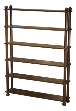 Beechwood Shelf with Ball Feet, 1960s