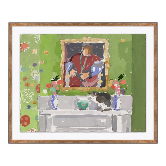 Hanover Cat By Dana Gibson, Framed Art Print For Sale