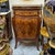 2000 - 2009 Louis XVI Style Marble Top Commode Cabinet – Luxury Marquetry With Gold Leaf Details For Sale - Image 5 of 7