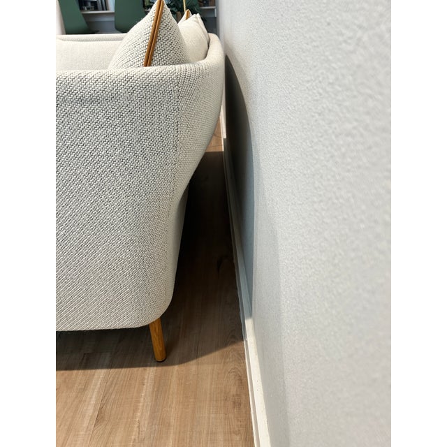 Off-white Hay Silhouette 2-Seater Sofa by GamFratesi in Kvadrat Coda Fabric For Sale - Image 8 of 10