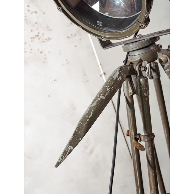 Military Signal Lamp Floor Lamp from JWO, Germany, 1950s For Sale - Image 6 of 18