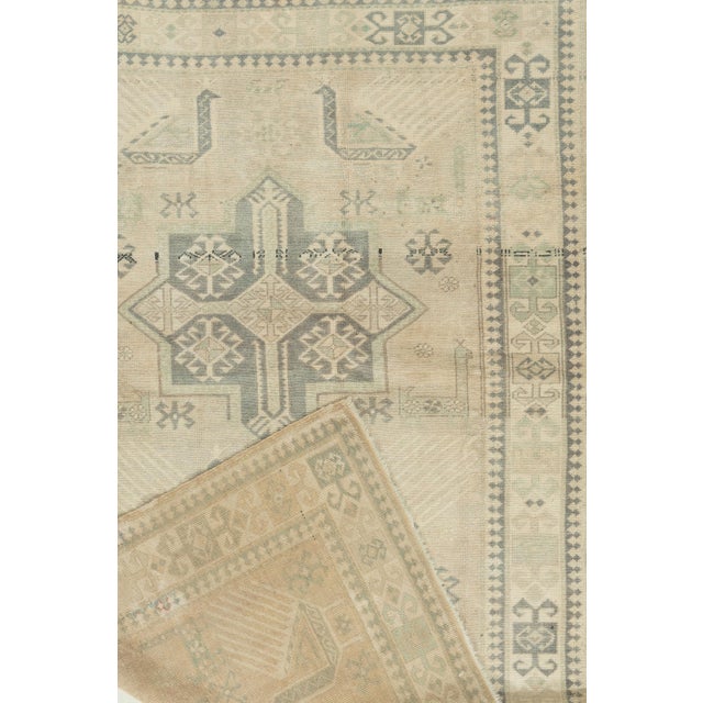 Vintage Subdued Turkish Oushak Rug 4'5 X 7'2 For Sale In New York - Image 6 of 8