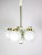Mid-Century 5 Arms Brass Chandelier by Emi For Sale - Image 13 of 13
